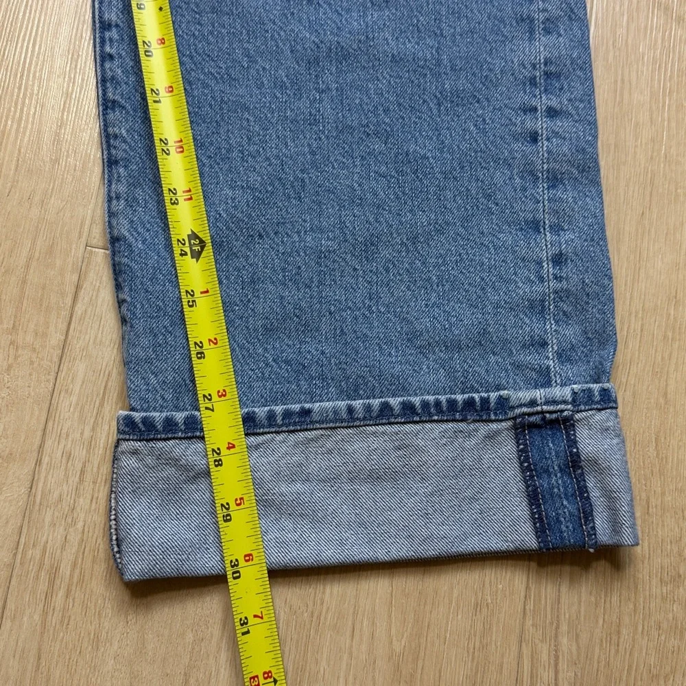 MOTHER The Dodger Skimp High Waist Cuffed Hem Wide Leg Jeans, SIZE 29 - Picture 9 of 13